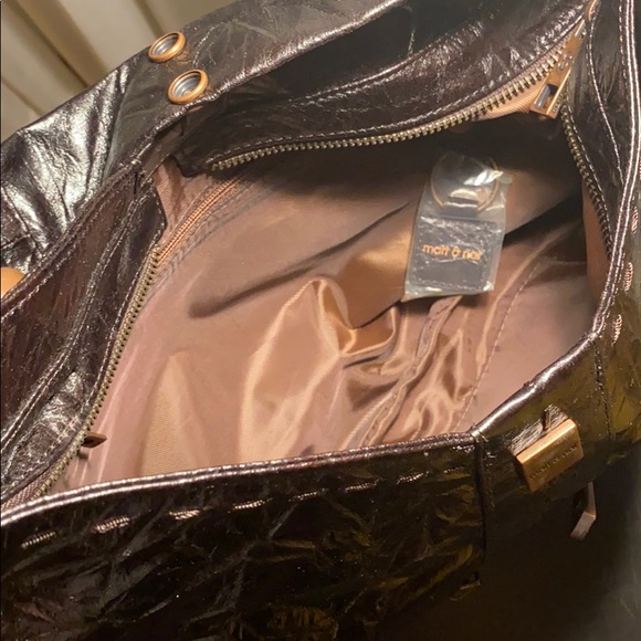 Brand New Matt and Nat Crinkle Vegan Leather Bag - Picture 5 of 5